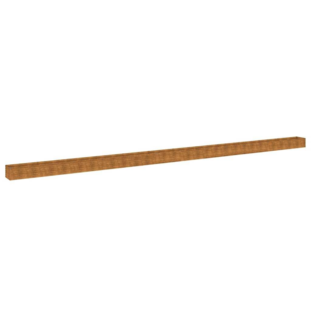 ComfortXL - Carré potager Acier Corten rouillé 1152x50x36cm format géant – ComfortXL Outdoor Living - Image 2