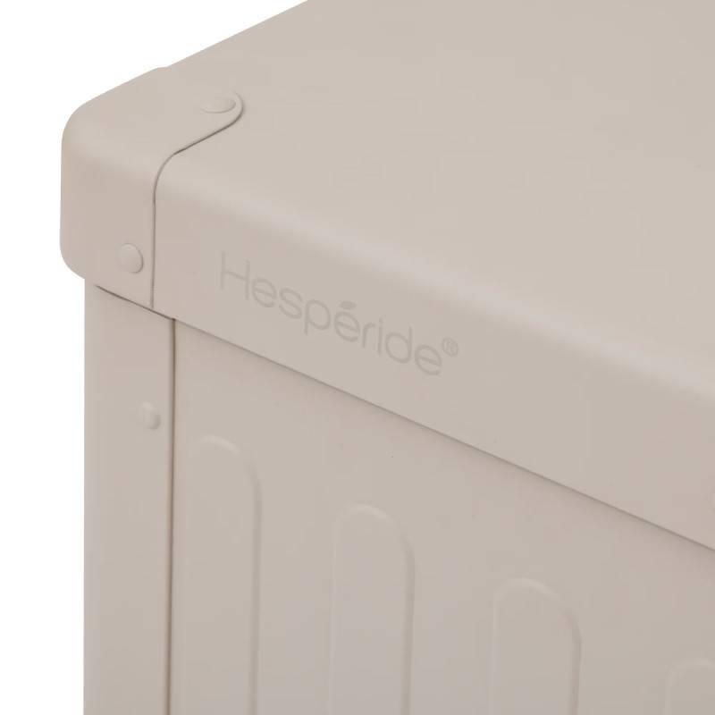 Hesperide - Coffre de rangement "Edenio" argile 670 L 141,6 x 72 x 78cm en aluminium - Hespéride - Image 8