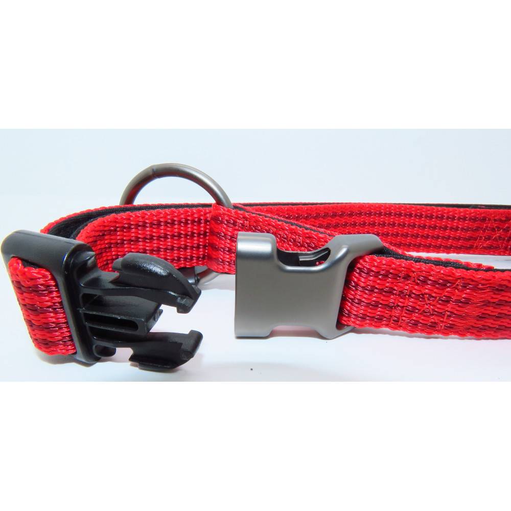 Flamingo - Collier Jannu rouge réglable de 40 à 55 cm 20 mm taille L pour chien - Imagen 6