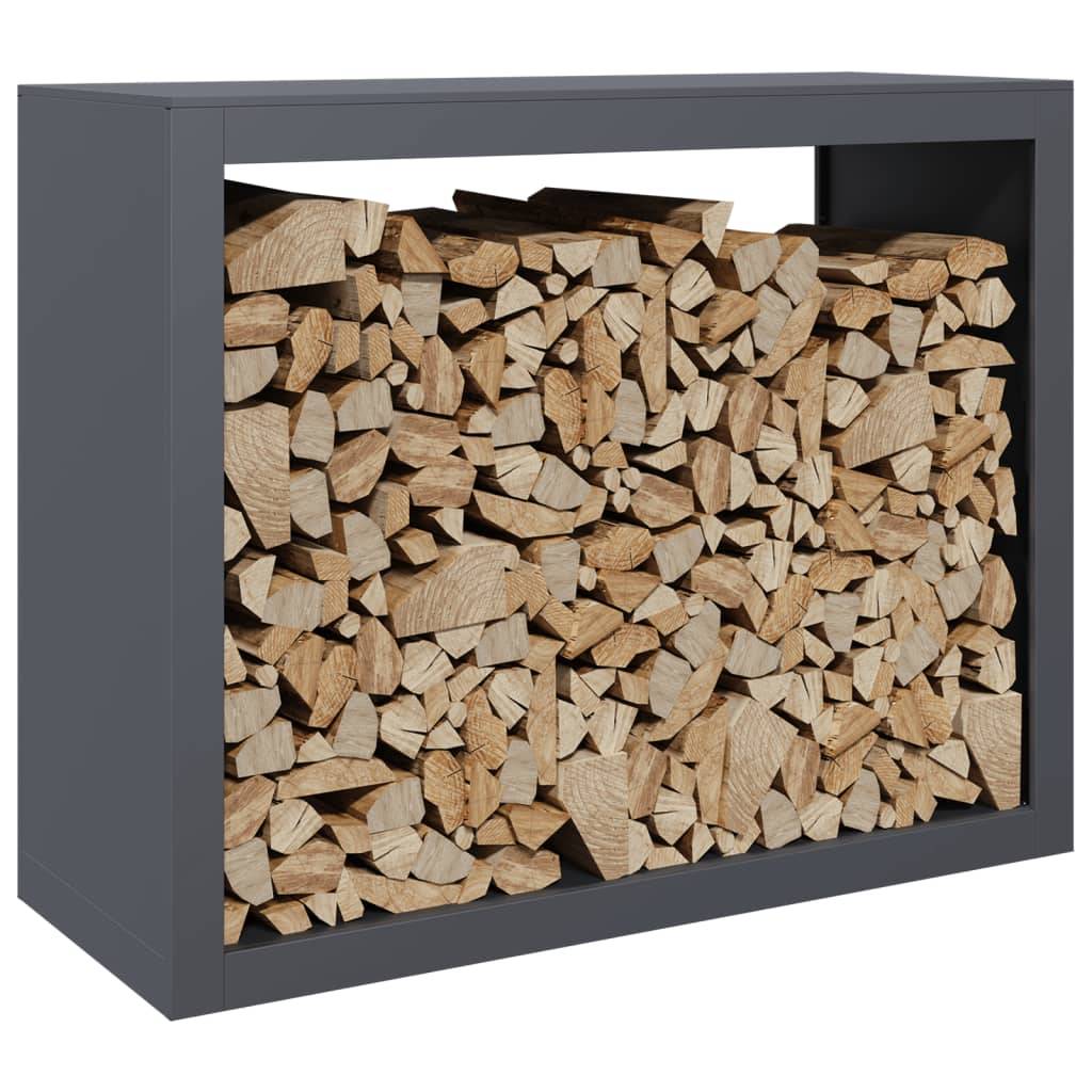 Range-bûches en acier pour bois de chauffage jardin et maison Anthracite 80 cm – ComfortXL Outdoor Living - Image 3