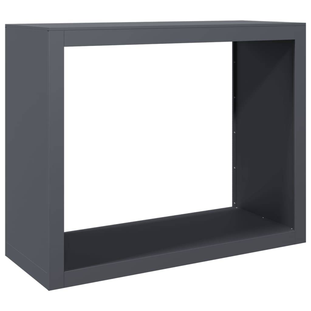 Range-bûches en acier pour bois de chauffage jardin et maison Anthracite 80 cm – ComfortXL Outdoor Living - Image 2