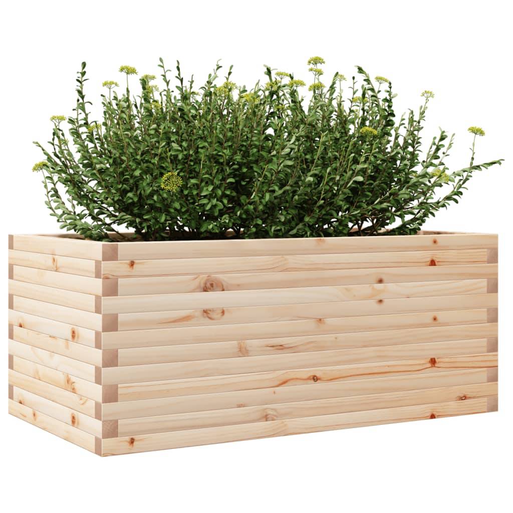 Maison Chic - Jardinière, Bac à fleurs, Pot de fleurs 110x60x45,5 cm bois de pin massif - Imagen 4