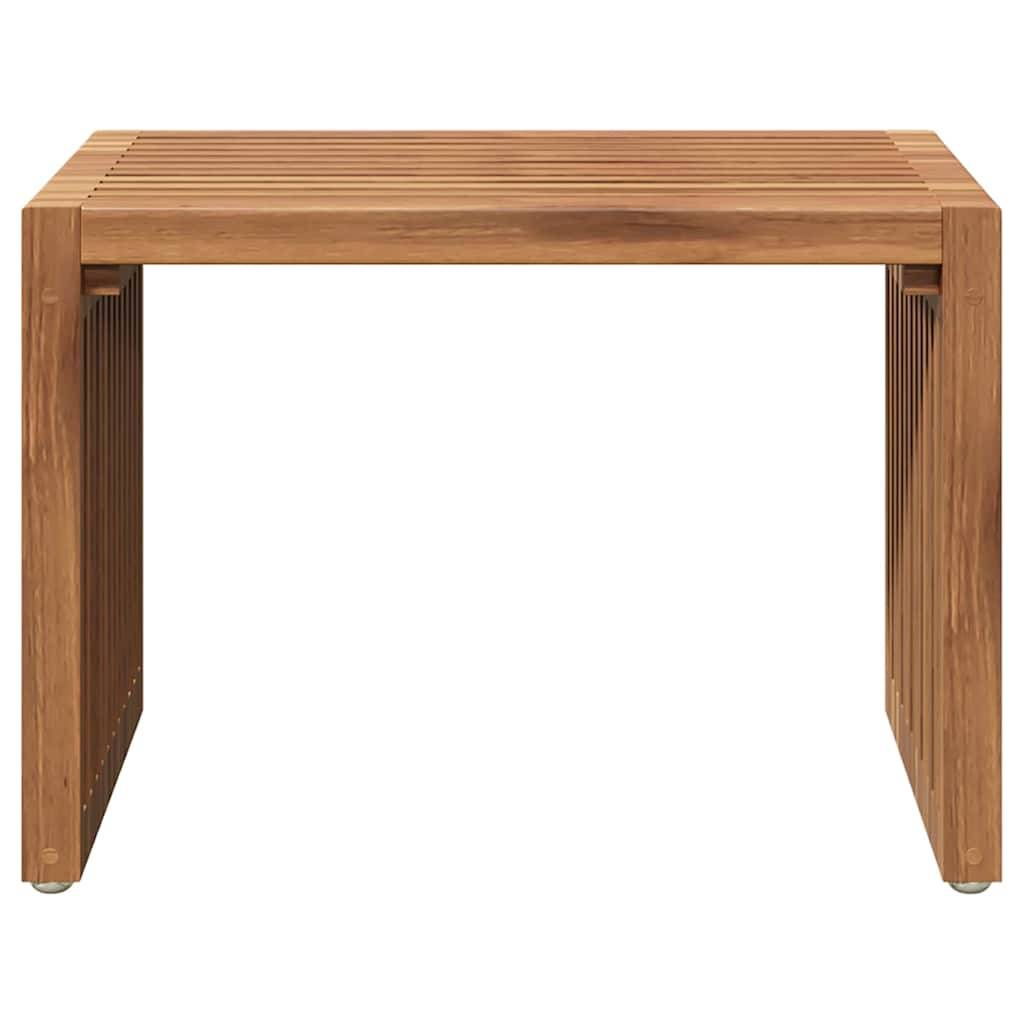 ComfortXL - Petite Table d'Appoint Rectangulaire de Jardin 50x32.5cm en Teck, Mobilier d'Extérieur en Bois Massif – ComfortXL Outdoor Living - Image 5