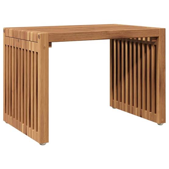 ComfortXL - Petite Table d'Appoint Rectangulaire de Jardin 50x32.5cm en Teck, Mobilier d'Extérieur en Bois Massif – ComfortXL Outdoor Living - Image 7
