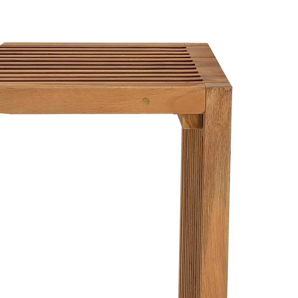 ComfortXL - Petite Table d'Appoint Rectangulaire de Jardin 50x32.5cm en Teck, Mobilier d'Extérieur en Bois Massif – ComfortXL Outdoor Living - Image 9