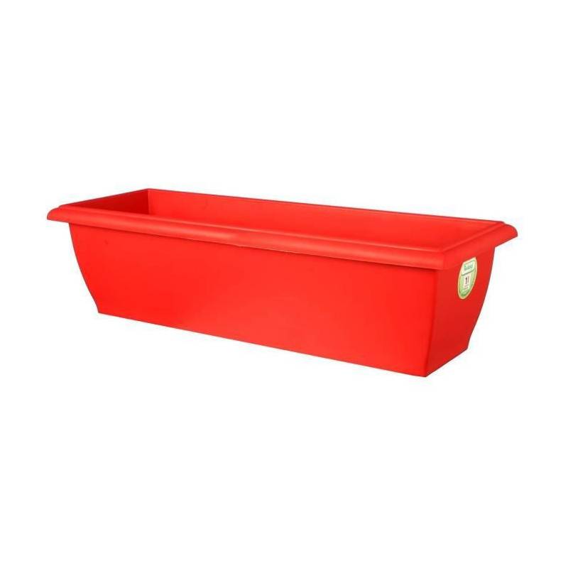 Riviera - Riviera Jardiniere  Evolution - 80 X 40 X H 32 Cm - 64 L - Rouge - Imagen 2