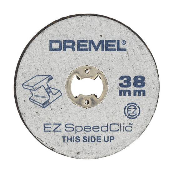 Lot de 12 Disques à tronçonner Ø 38mm DREMEL 2615S456JD EZ SpeedClic pour les métaux Dremel - Image 1