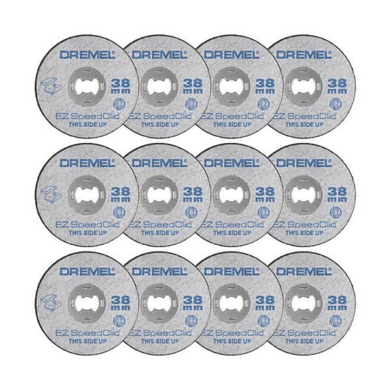 Lot de 12 Disques à tronçonner Ø 38mm DREMEL 2615S456JD EZ SpeedClic pour les métaux Dremel - Image 2