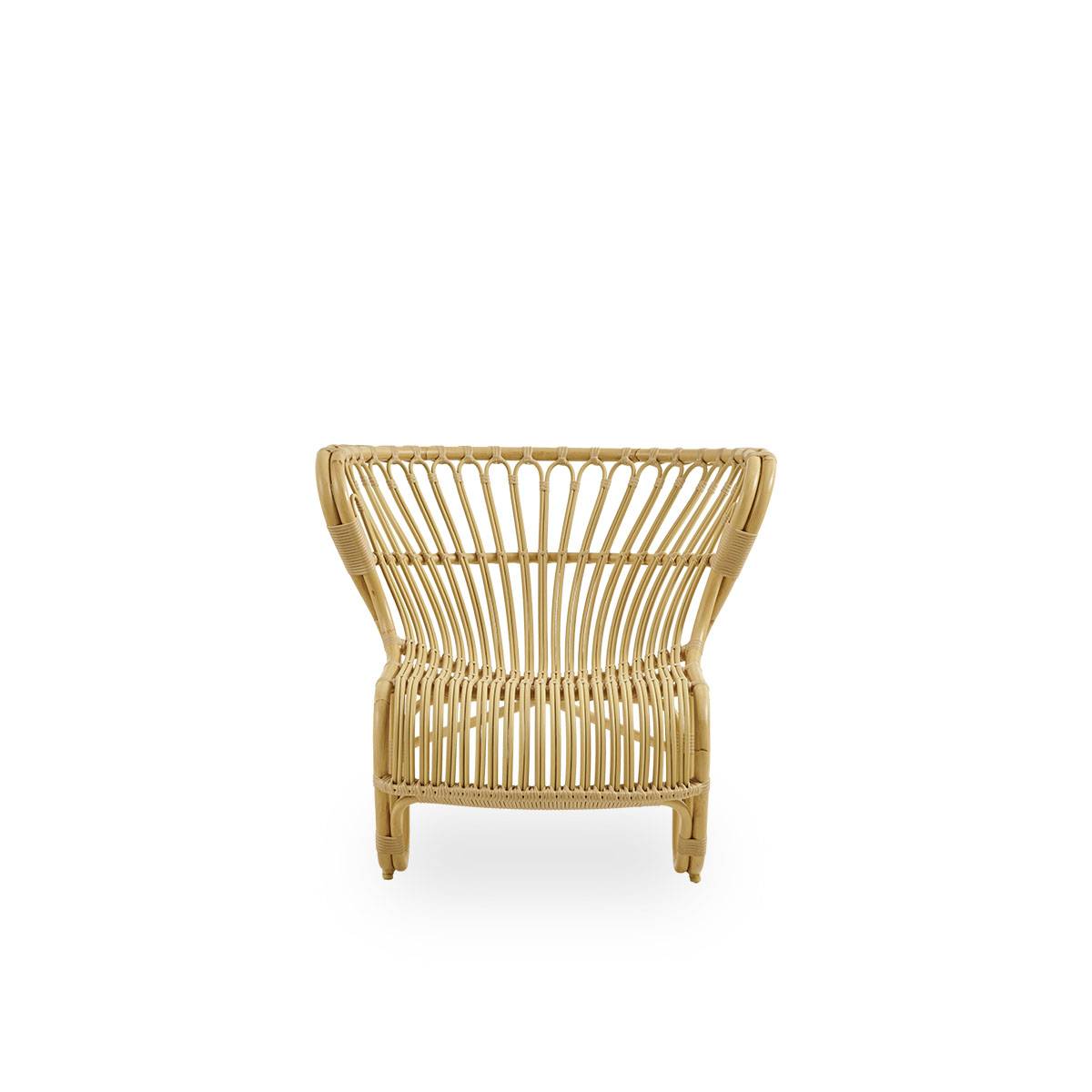 Fauteuil lounge en alu et fibre synthétique aspect rotin Sika-Design - Image 5