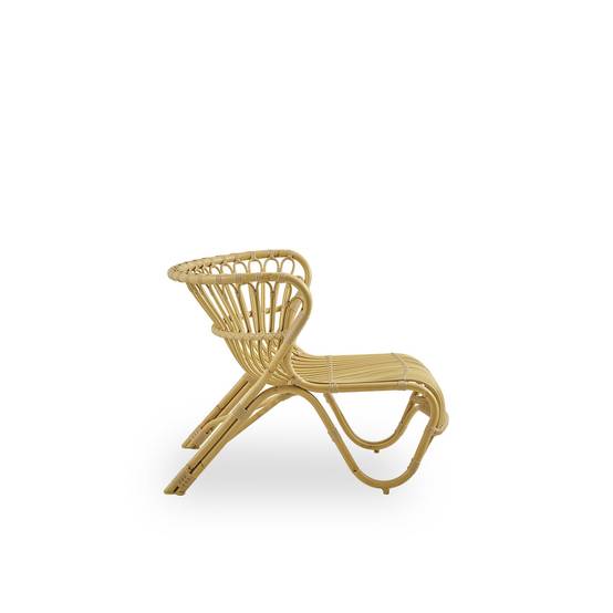 Fauteuil lounge en alu et fibre synthétique aspect rotin Sika-Design - Image 6