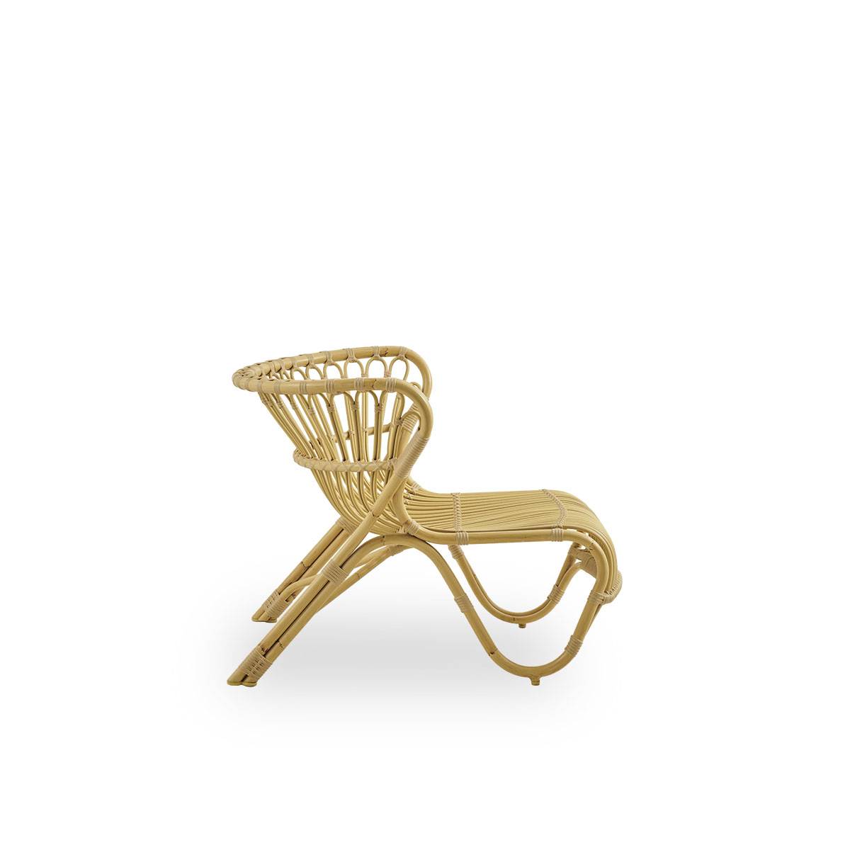 Fauteuil lounge en alu et fibre synthétique aspect rotin Sika-Design - Image 6