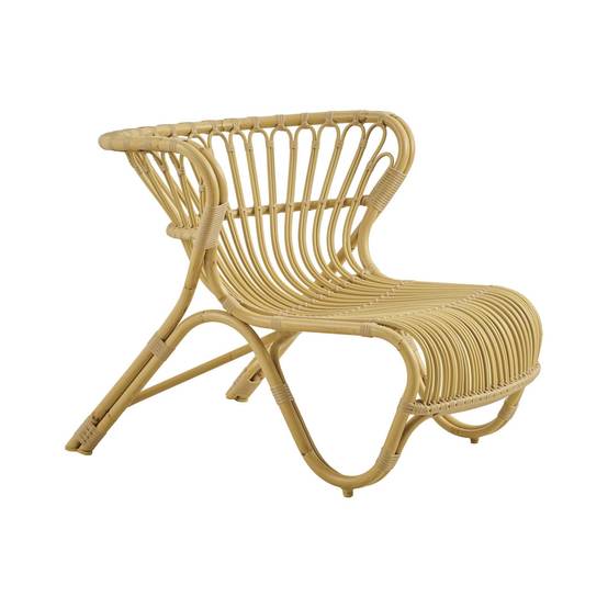 Fauteuil lounge en alu et fibre synthétique aspect rotin Sika-Design - Image 2