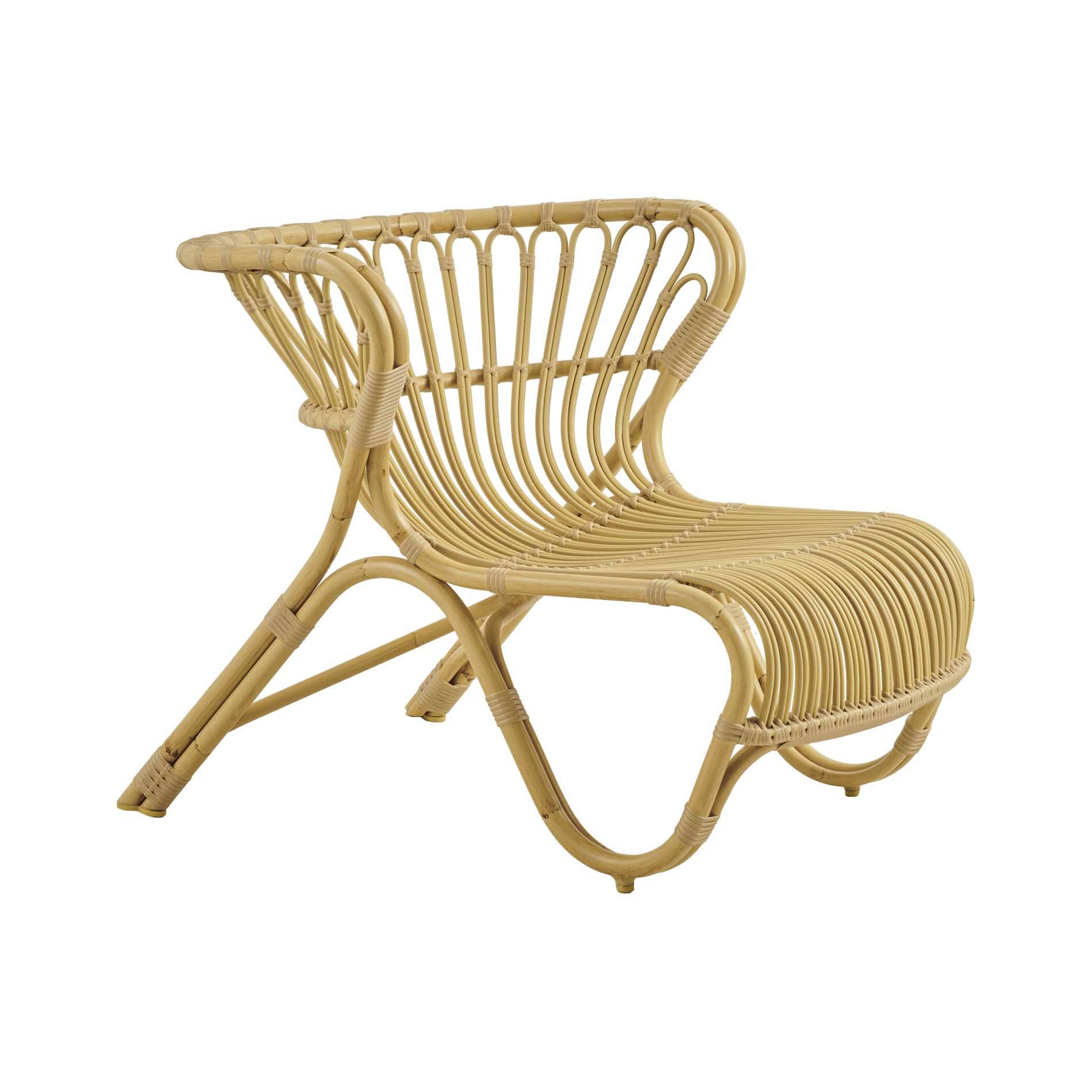 Fauteuil lounge en alu et fibre synthétique aspect rotin Sika-Design - Image 2