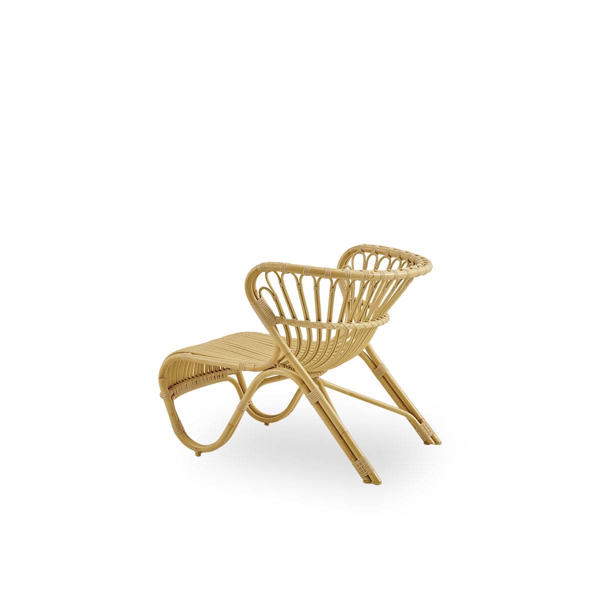 Fauteuil lounge en alu et fibre synthétique aspect rotin Sika-Design - Image 4