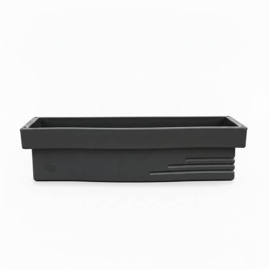 Jardinière design effet pierre 70l avec réserve d'eau-plast'up rotomoulage - Imagen 1