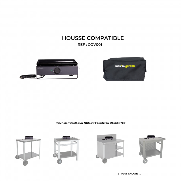 Cook in Garden - Plancha électrique 2 500 W 44 × 34 cm pour 6 personnes TEMPO 40 Cook’in Garden - Image 8