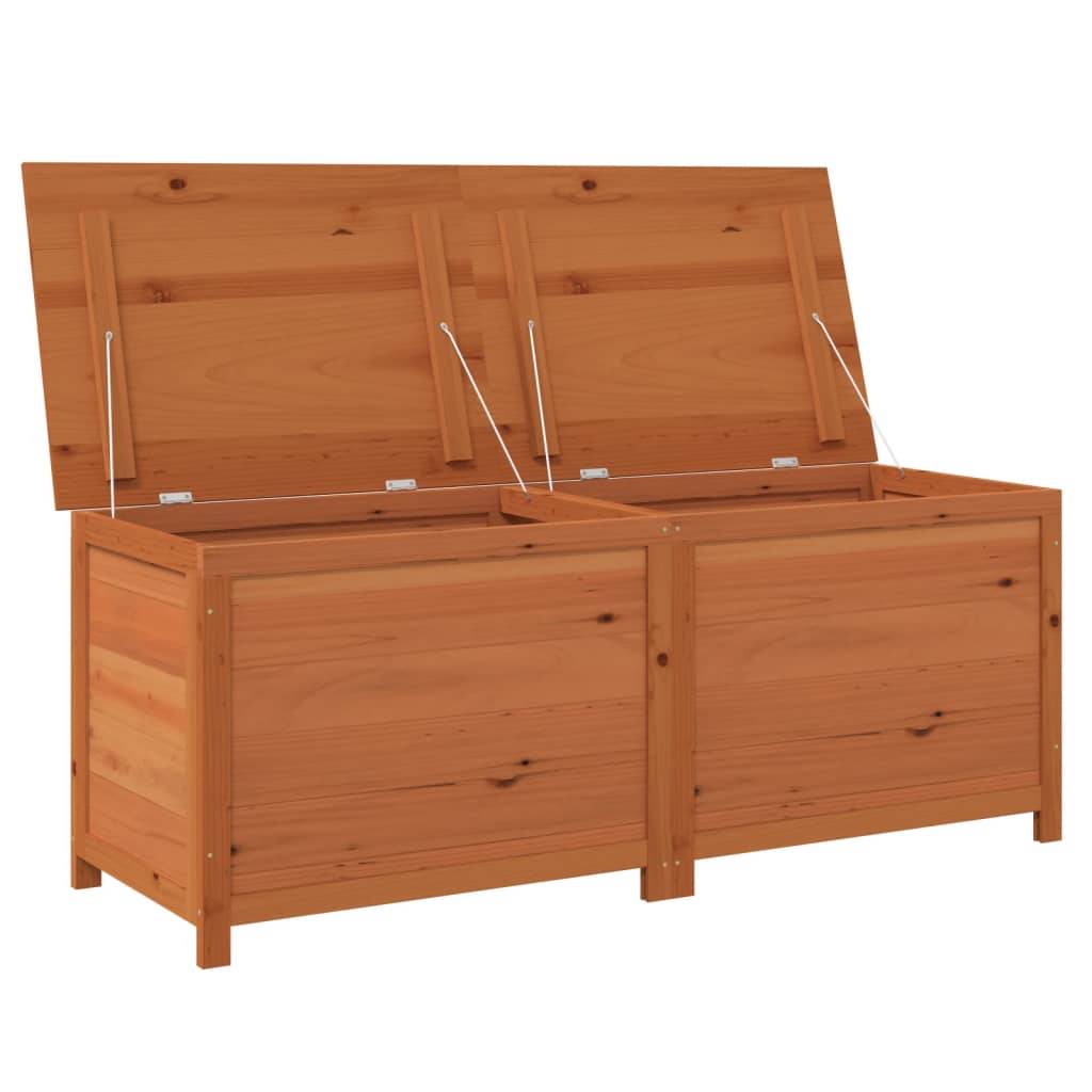 Helloshop26 - Boîte à coussins d'extérieur 150 x 50 x 56 cm sapin massif marron - Imagen 1
