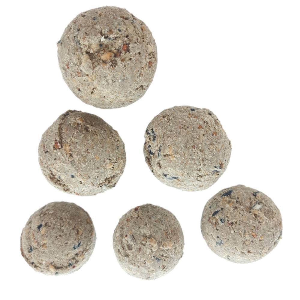 Zolux - 6 Boules de graisse de 90 gr toutes saisons pour oiseaux - Image 1