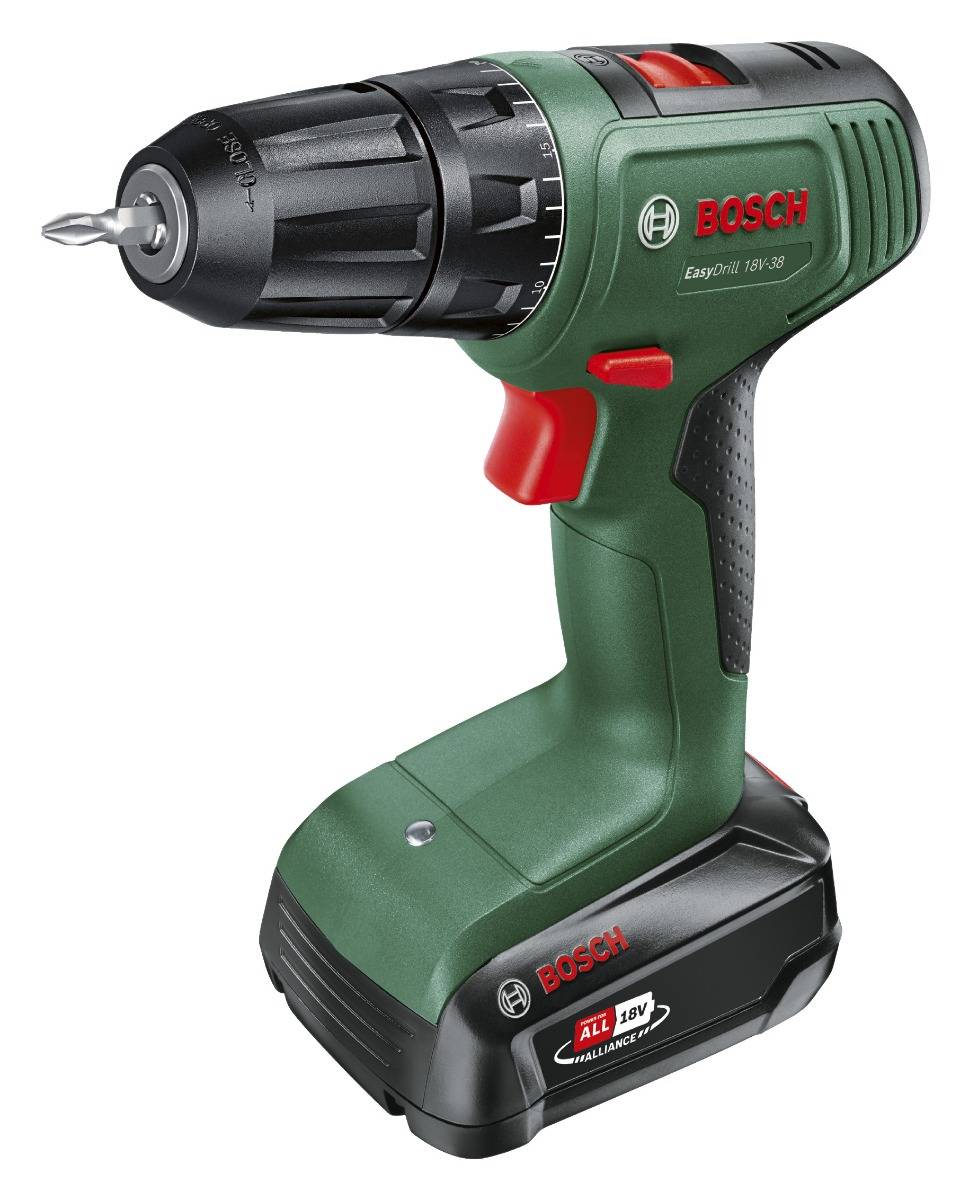 Bosch - Perceuse-visseuse sans fil 18V-40 - BOSCH VERT - avec une batterie 18V 2Ah - chargeur - coffret - 06039D8003 - Imagen 2