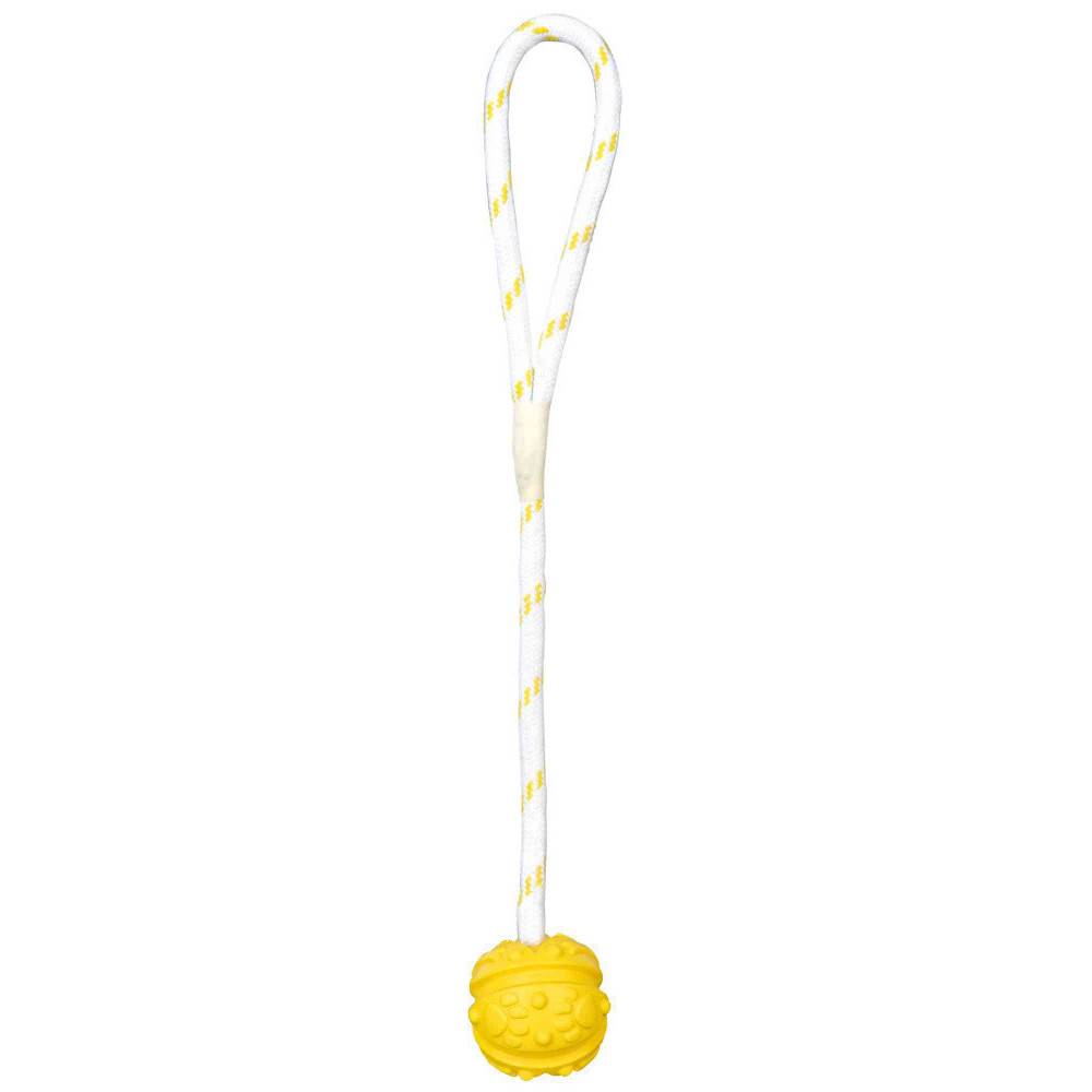 animallparadise - Jeu aquatique Balle sur corde, Dimensions: ø 7 x 35 cm, couleur aléatoire, pour votre chien. - Imagen 3