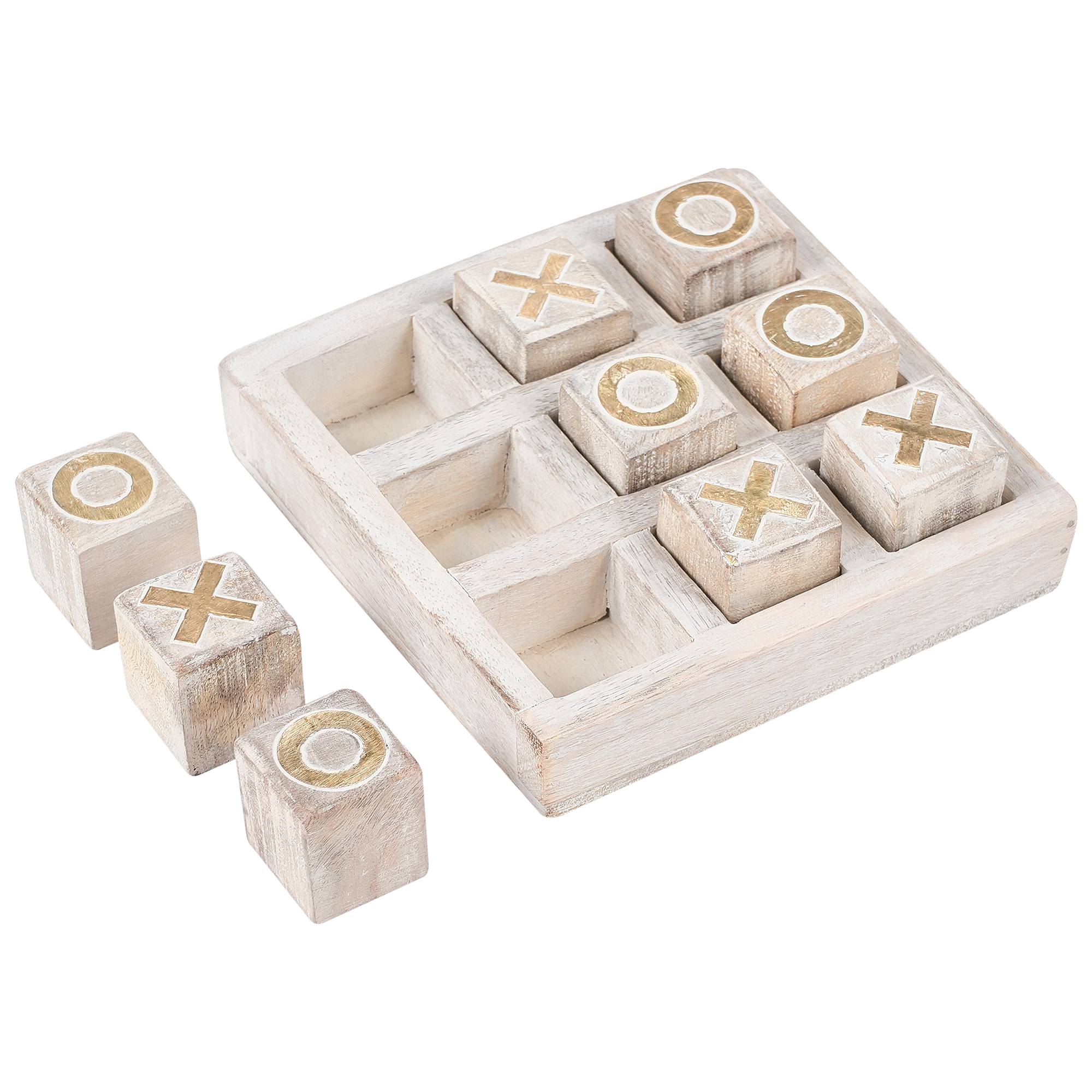 Beliani - Accessoire Décoratif Manguier Beige ASJUT - 16x16x3- Beliani - Image 4