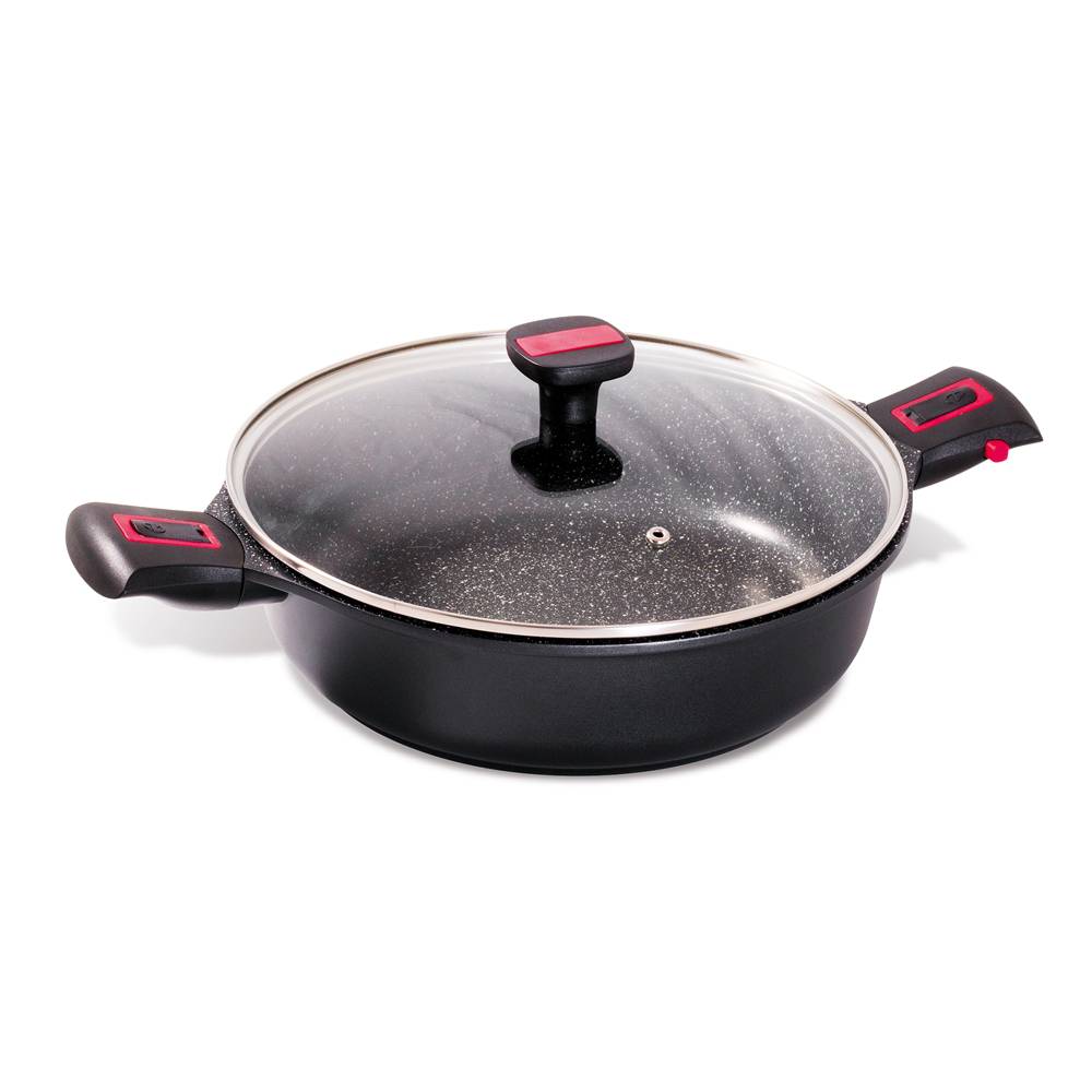 Baumalu - Sauteuse avec couvercle granit Pro céramique 28 cm - Image 3