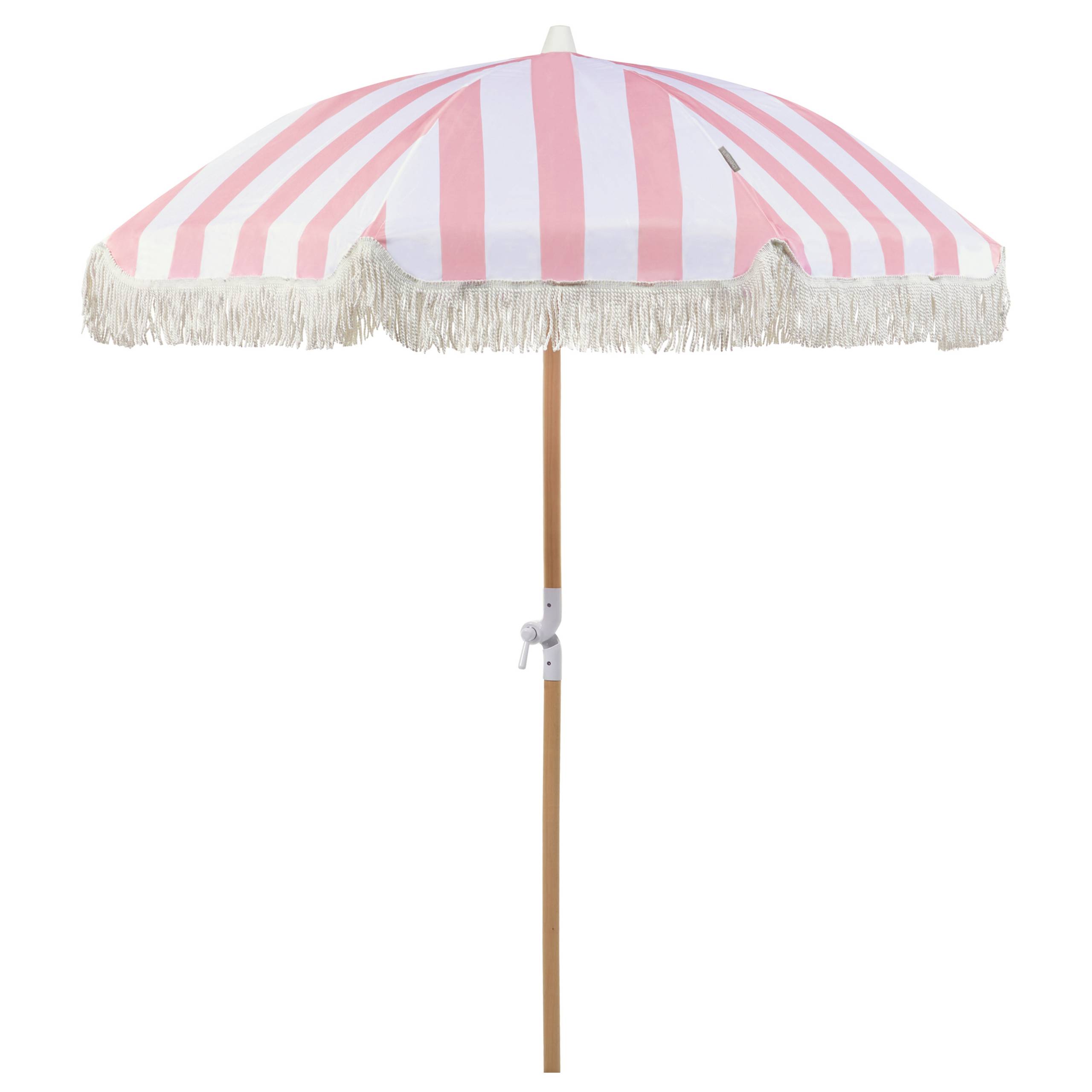 Beliani - Parasol droit Tissu Rose MONDELLO - Beliani - Imagen 2