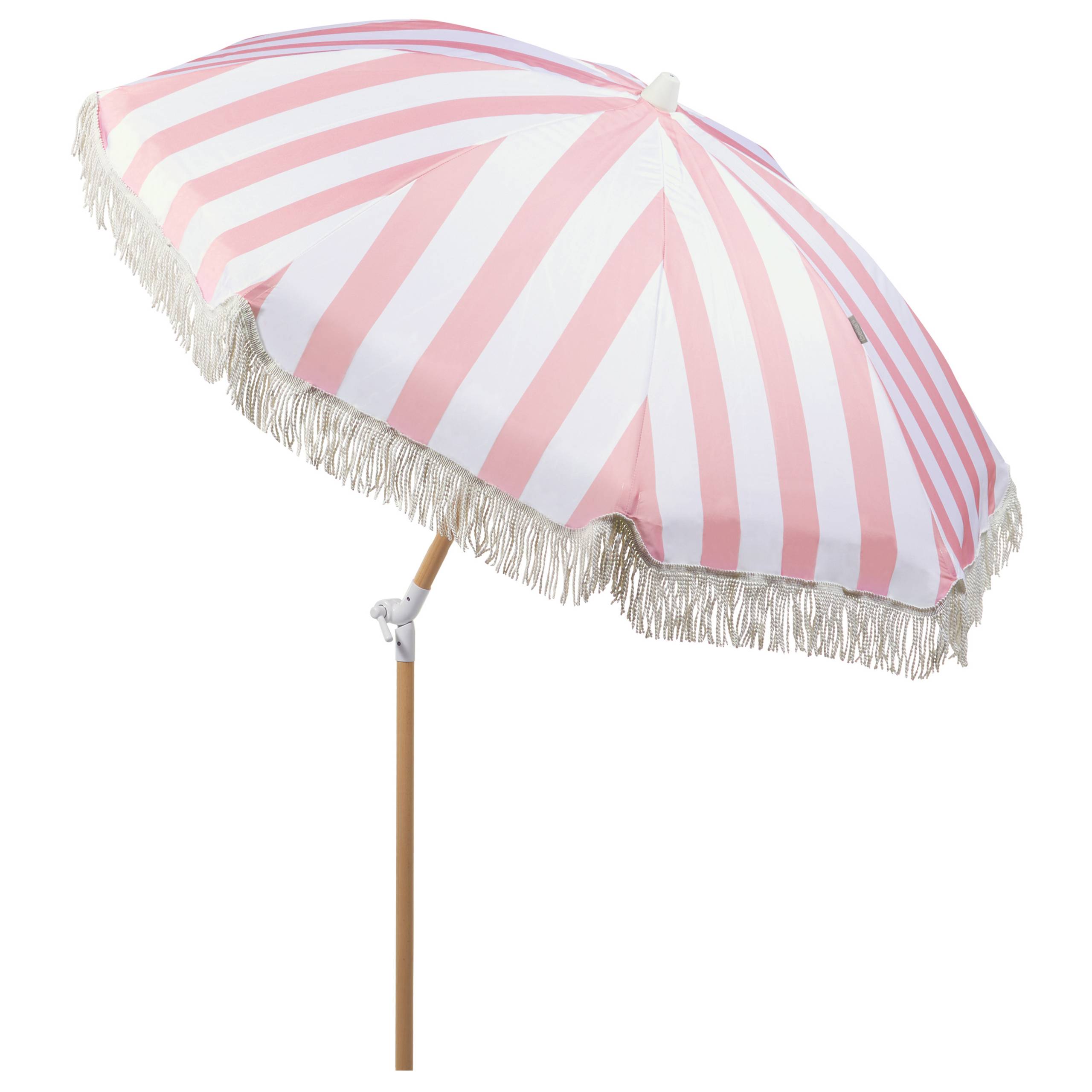 Beliani - Parasol droit Tissu Rose MONDELLO - Beliani - Imagen 5