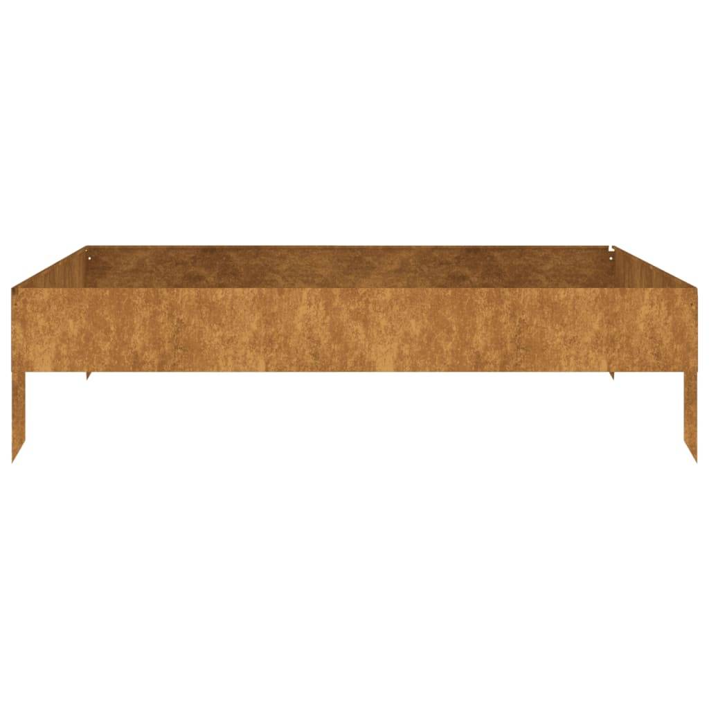 ComfortXL - Carré potager acier Corten pour jardin 100x100x26 cm – ComfortXL Outdoor Living - Image 3
