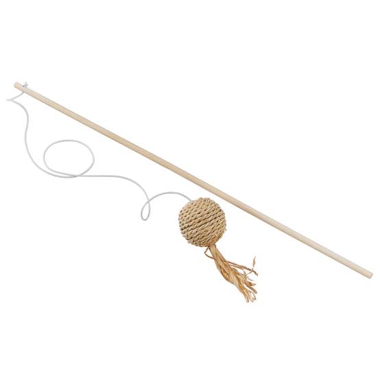 Ferplast - Jouet chats canne à pêche bois souris stylisées divertissement Ferplast PA 4998 - Image 4