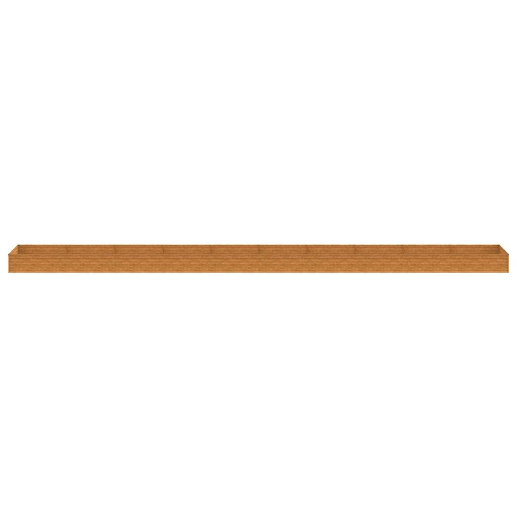 ComfortXL - Carré potager rectangulaire Acier Corten jardin Rouillé 960x100x36 cm – ComfortXL Outdoor Living - Image 4