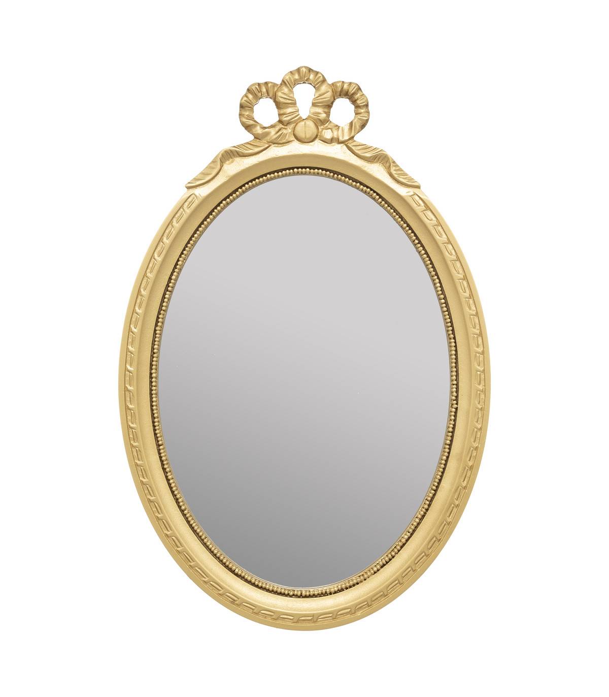 Atmosphera - Miroir mural Princesse en Bois doré 29 x 43.5 cm - Imagen 1