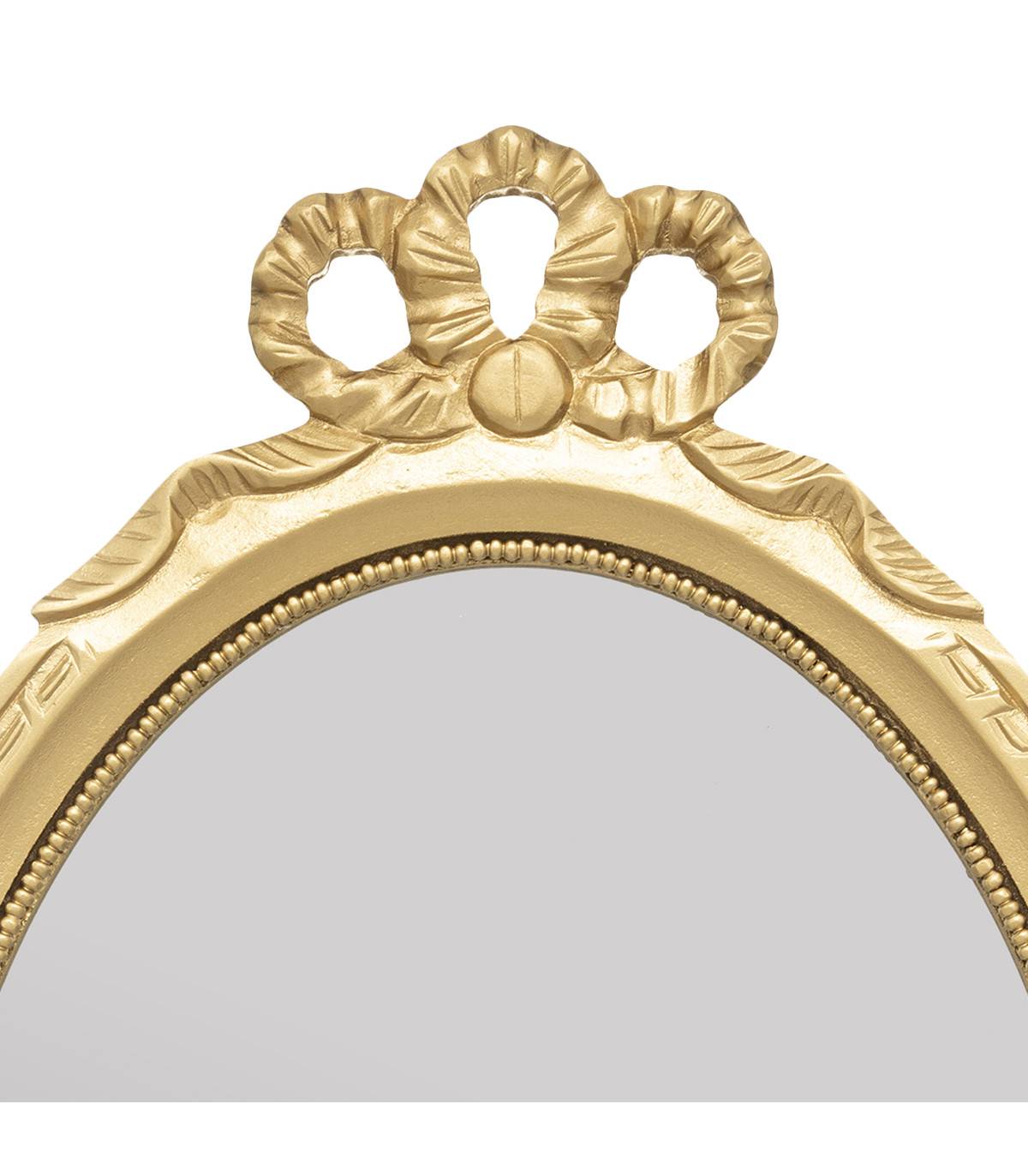 Atmosphera - Miroir mural Princesse en Bois doré 29 x 43.5 cm - Imagen 2
