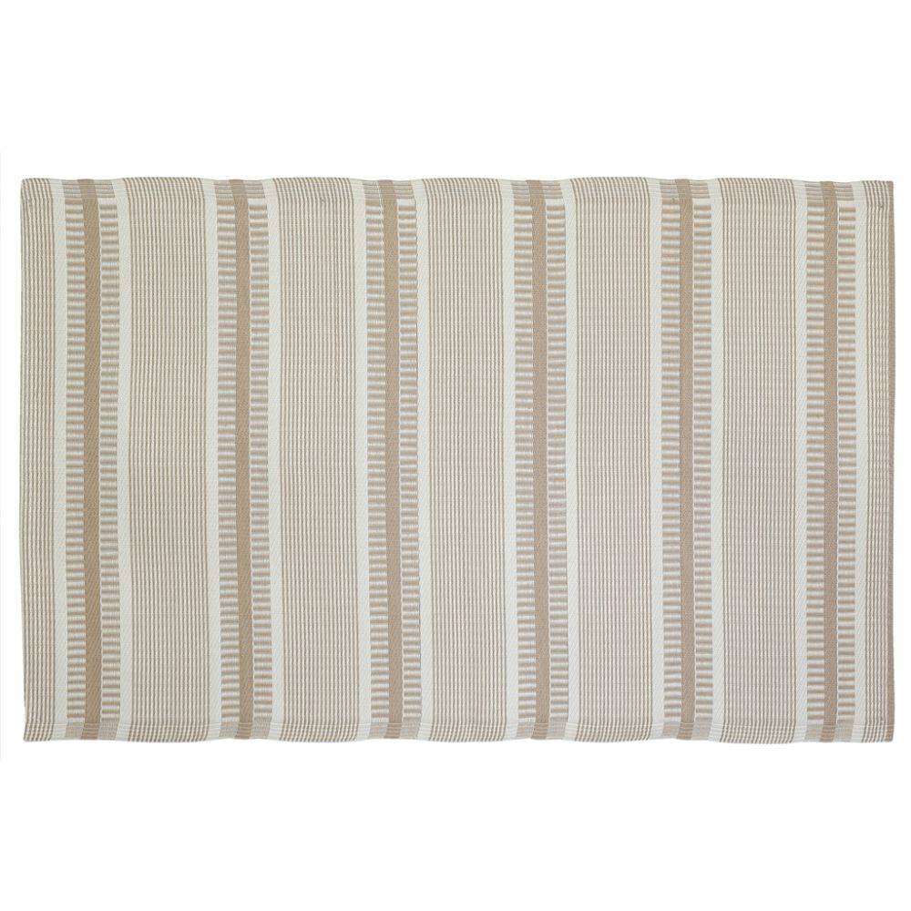 Aubry Gaspard - Tapis d'extérieur en polypropylène 120 x 180 cm Ethnique - Beige - Image 2