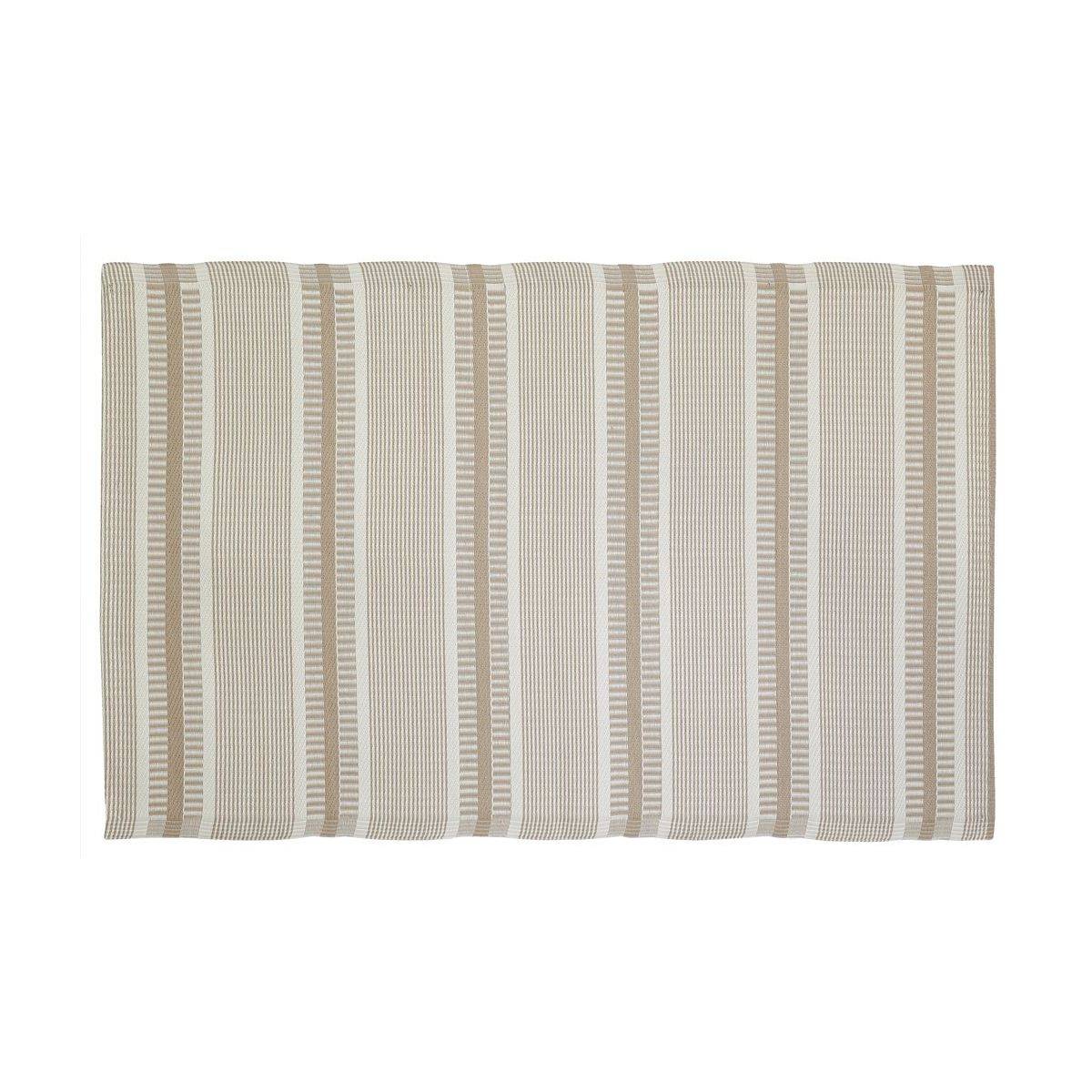 Aubry Gaspard - Tapis d'extérieur en polypropylène 120 x 180 cm Ethnique - Beige - Image 1