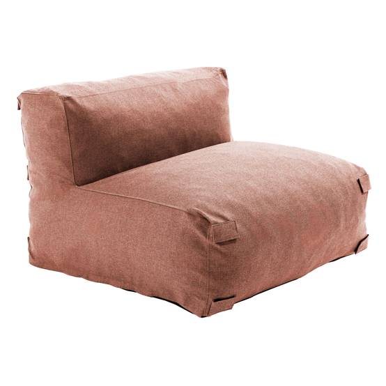 Oviala - Fauteuil de jardin pour canapé modulable terracotta Mixi - Oviala - Imagen 2
