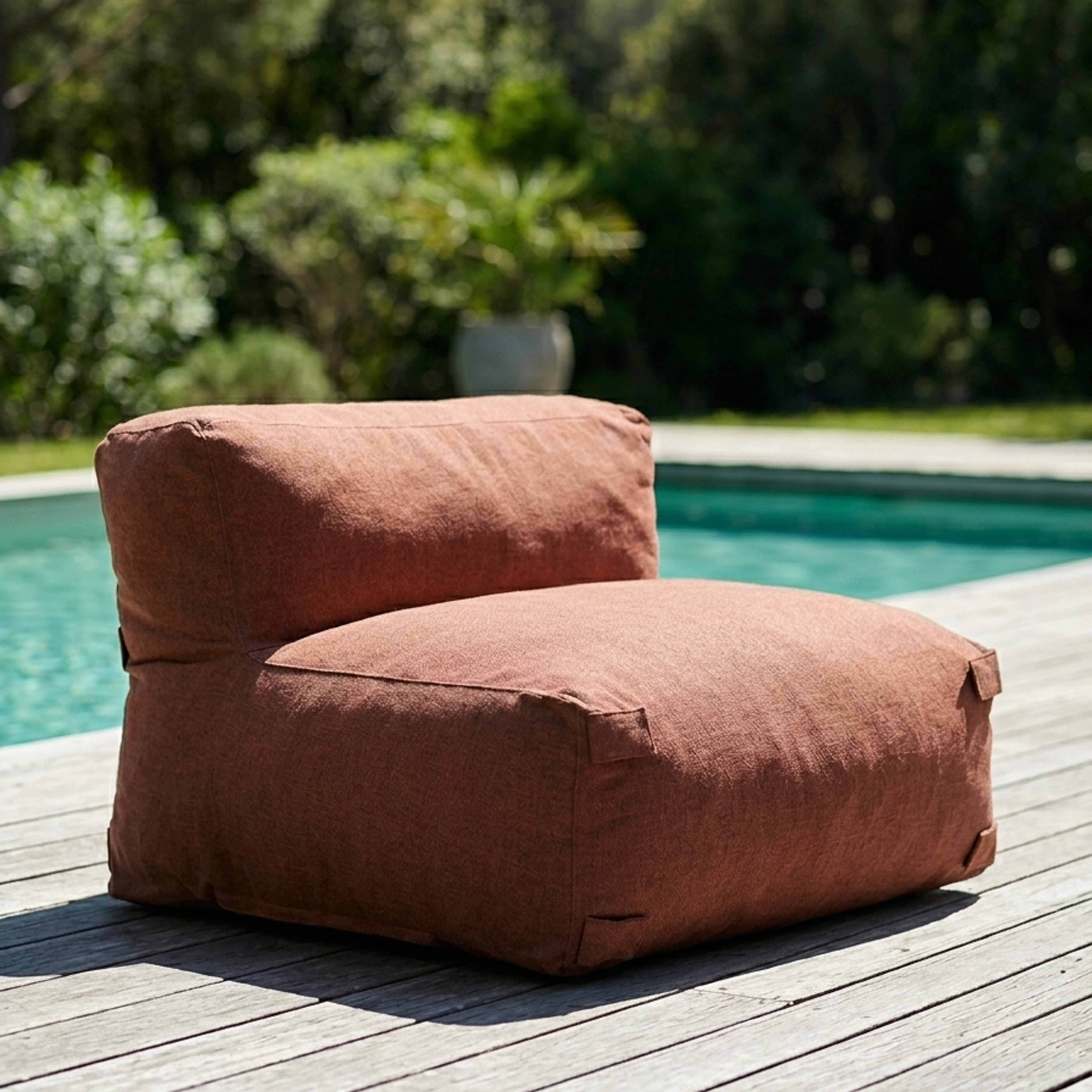 Oviala - Fauteuil de jardin pour canapé modulable terracotta Mixi - Oviala - Imagen 1