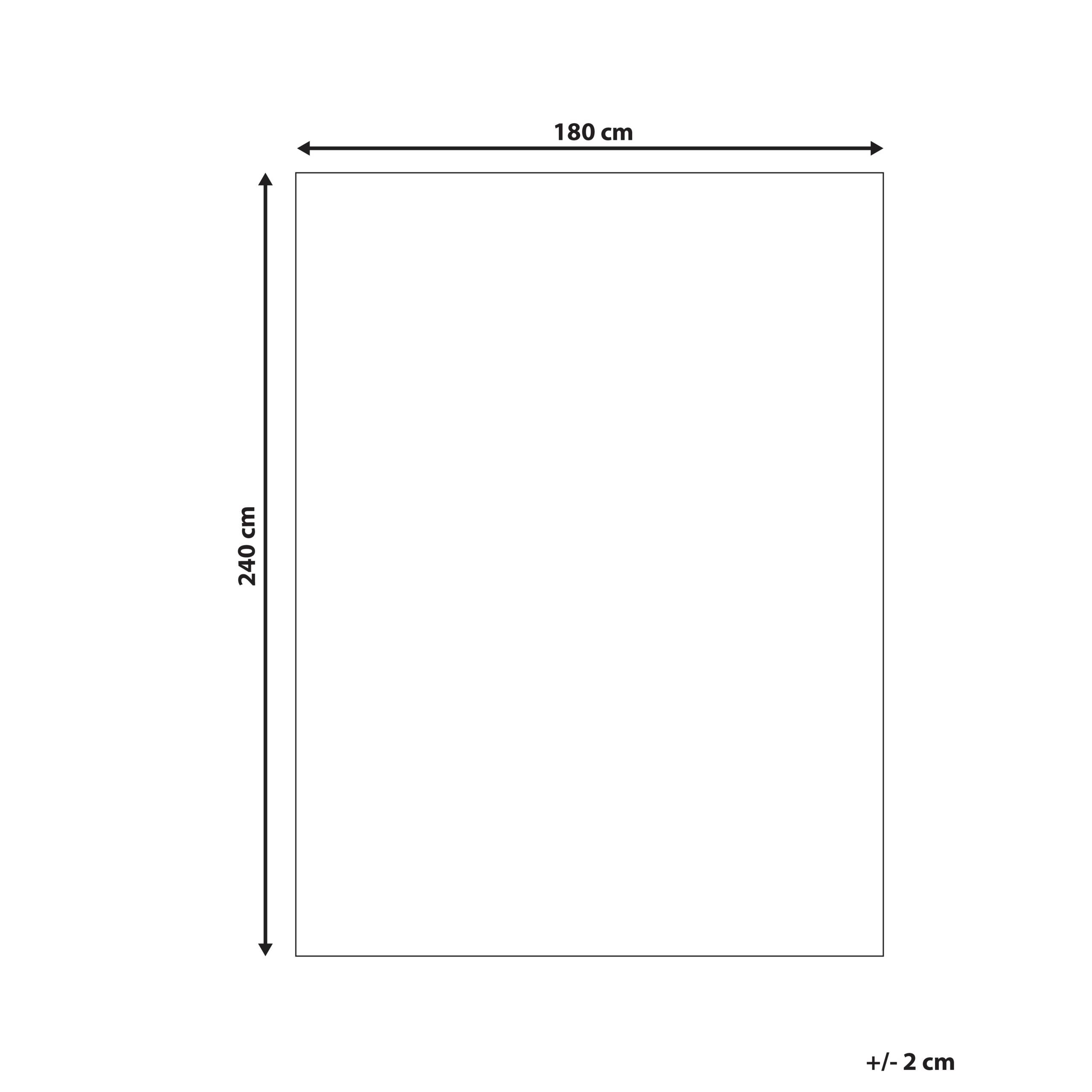 Beliani - Tapis Extérieur et Intérieur en Fibres de Polypropylène Noir et Blanc au Motif Ethnique Tendance 180 x 240 cm pour Salon ou Jardin Boho Beliani - Imagen 2