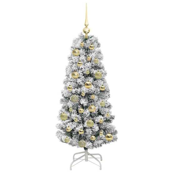 ComfortXL - Sapin de Noël Artificiel 120 cm Lumineux, Kit Décoration Complet avec 61 Boules et Guirlande LED – ComfortXL Outdoor Living - Image 4