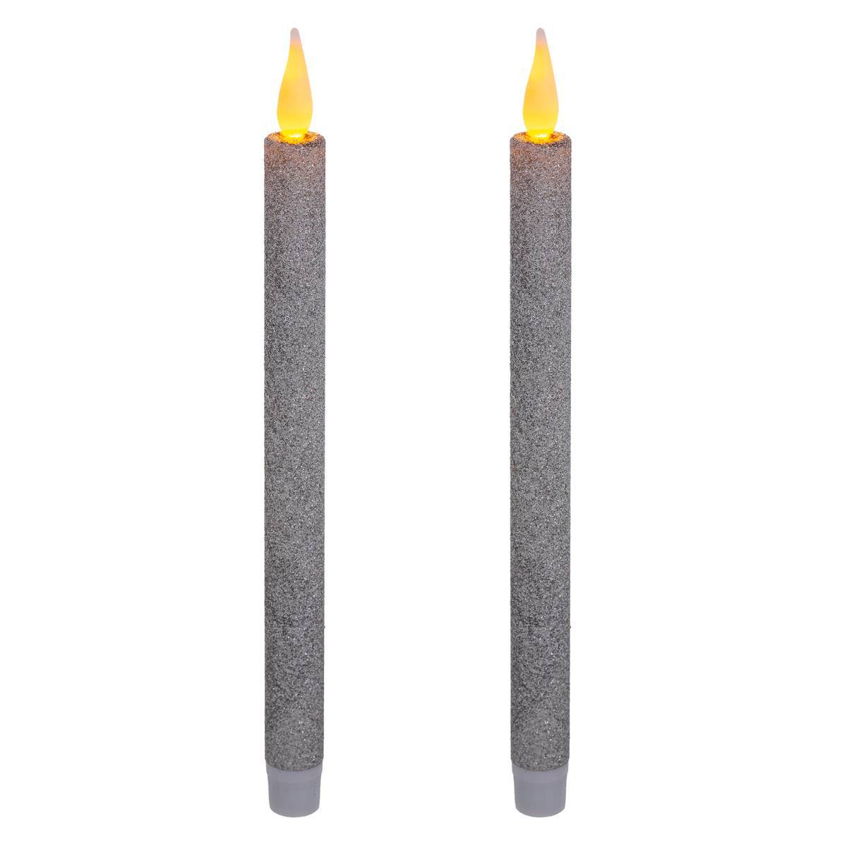 Fééric Lights & Christmas - Bougies bâton LED "Colorama de Noël" lot de 2 - Feeric Lights & Christmas - Imagen 1
