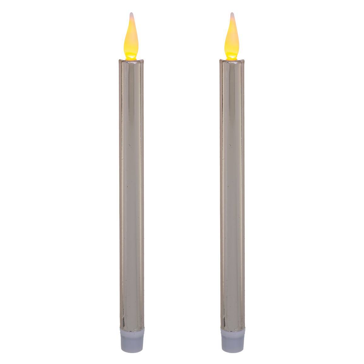 Fééric Lights & Christmas - Bougies bâton LED "Colorama de Noël" lot de 2 - Feeric Lights & Christmas - Imagen 2