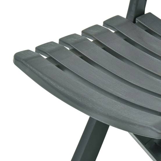 Lot de 2 Chaises de jardin pliables - Chaises d'extérieur - Chaise pliante de jardin Plastique Vert - Image 7