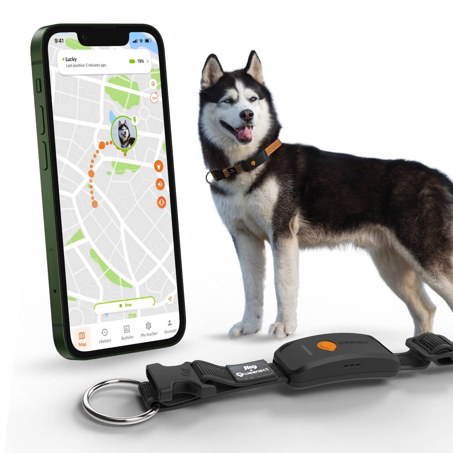Weenect - Weenect XT - collier gps pour chien (noir) - Image 2