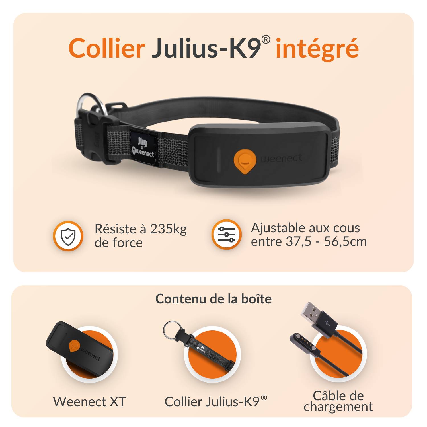Weenect - Weenect XT - collier gps pour chien (noir) - Image 8