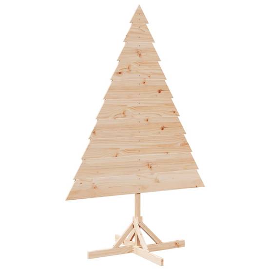 Sapin de noel en bois Zerik Naturel 77 X 77 cm - P95081N - Image 2