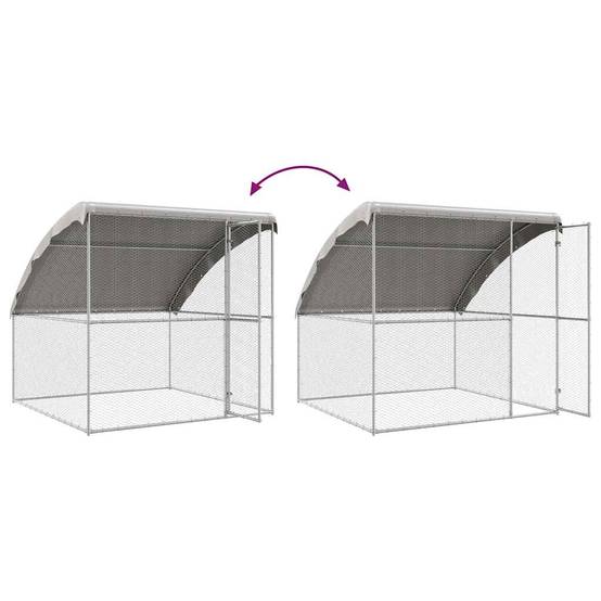 ComfortXL - Volière extérieure 8x2m acier galvanisé parc grillagé pour poules jardin – ComfortXL Outdoor Living - Image 9