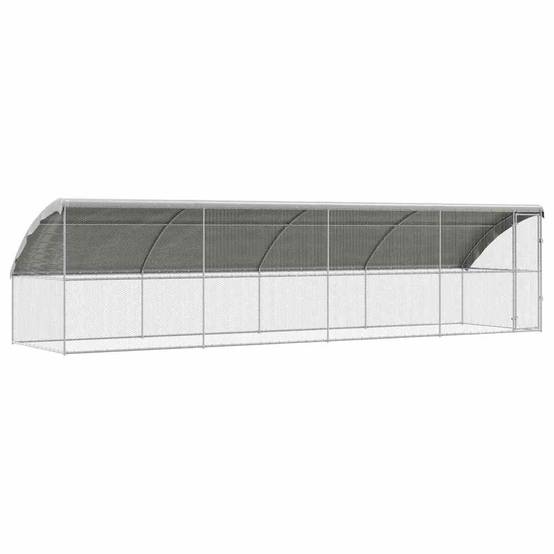 ComfortXL - Volière extérieure 8x2m acier galvanisé parc grillagé pour poules jardin – ComfortXL Outdoor Living - Image 2