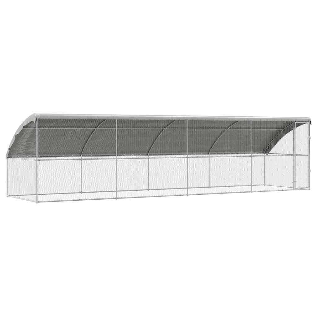 ComfortXL - Volière extérieure 8x2m acier galvanisé parc grillagé pour poules jardin – ComfortXL Outdoor Living - Image 2