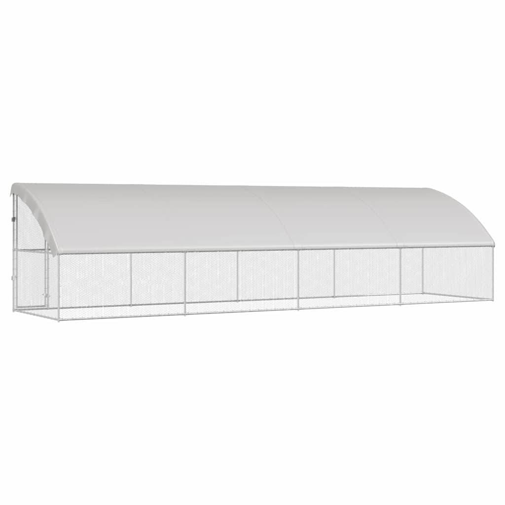 ComfortXL - Volière extérieure 8x2m acier galvanisé parc grillagé pour poules jardin – ComfortXL Outdoor Living - Image 6