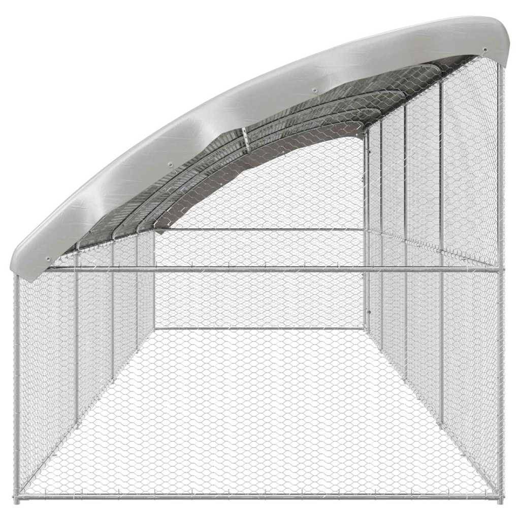 ComfortXL - Volière extérieure 8x2m acier galvanisé parc grillagé pour poules jardin – ComfortXL Outdoor Living - Image 5